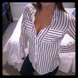 Express soft portofino stripped blouse